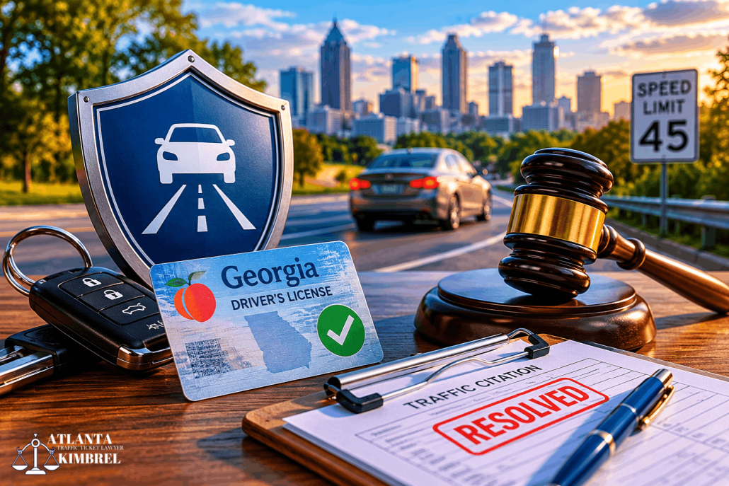 first speeding ticket in Georgia